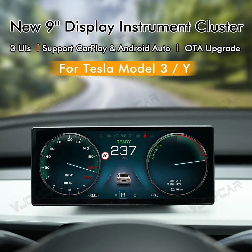 Auto Car Diagnostic Tools Special for Model 3 Tire Pressure Over Speed Alarm Hud On-board Computer