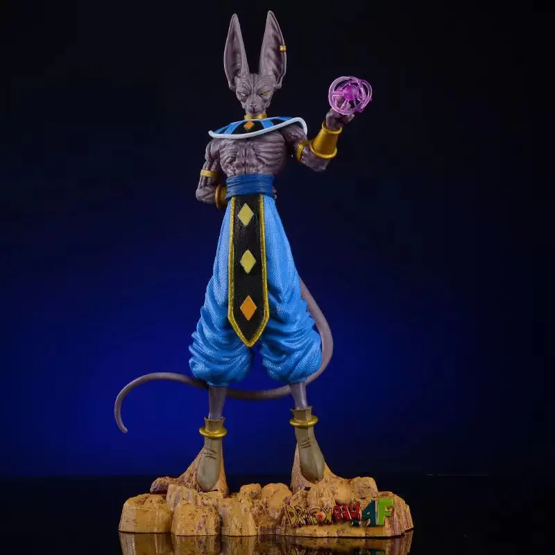Bandai figurines 30cm Anime Dragon Ball Z Beerus Figure Super God of Destruction Figures Collection Model Toy For Children Gifts