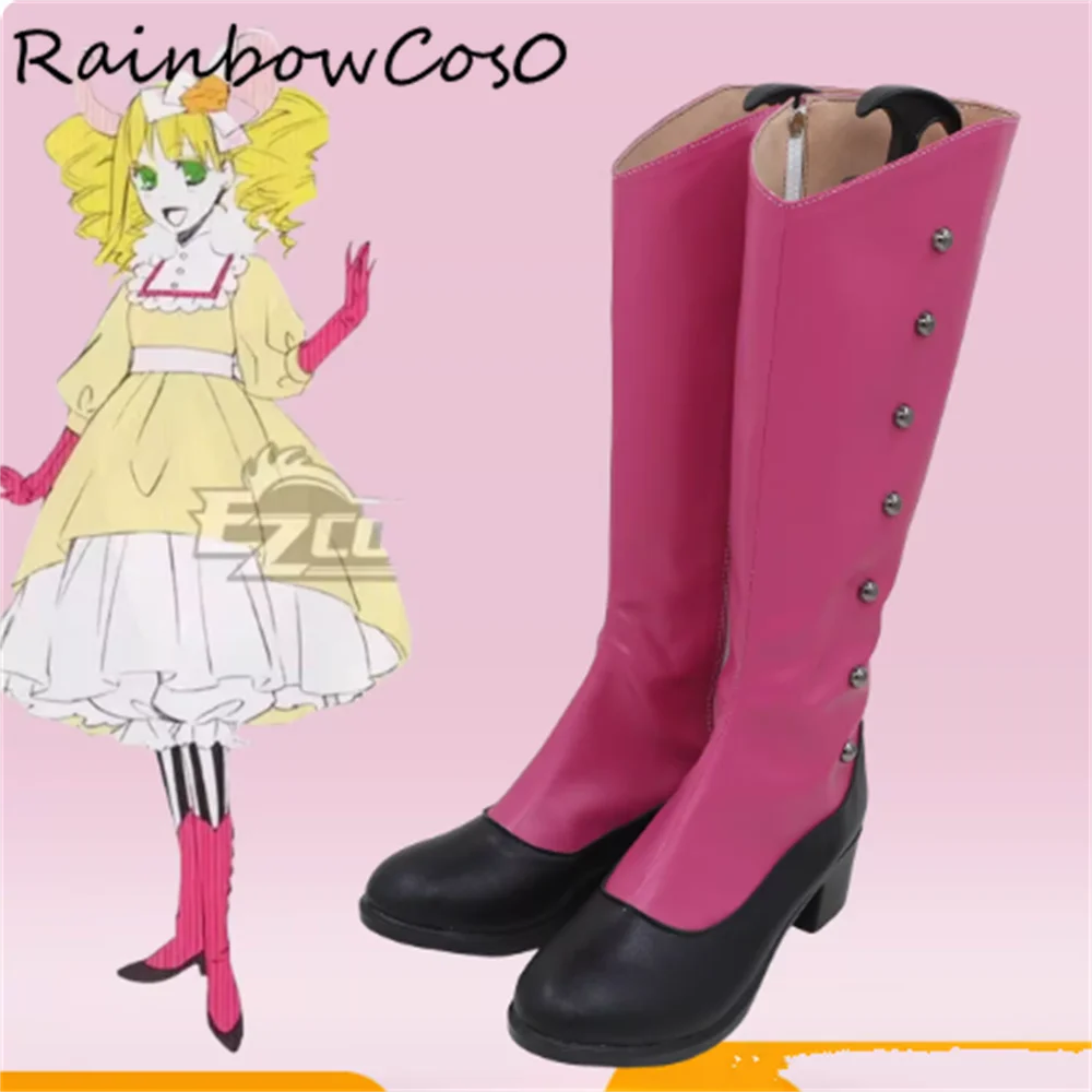Erizabesu middofodo Black Butler Cosplay Shoes Boots Game Anime Halloween Christmas RainbowCos0 W5576