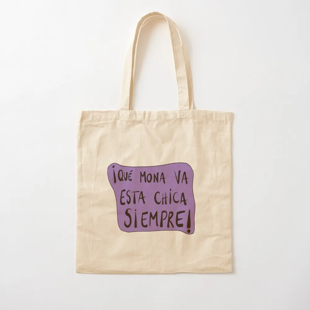 Can I say something ?, How cute is this girl always! Tote Bag Eco bag Women's bag custom tote Canvas Tote