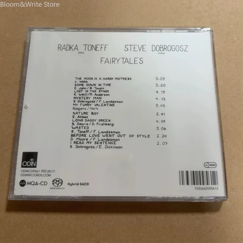 Fairytales Radka Toneff Steve Dobrogosz Legendary Norwegian Female Jazz Vocal Audiophile MQA High Fidelity Reference CD