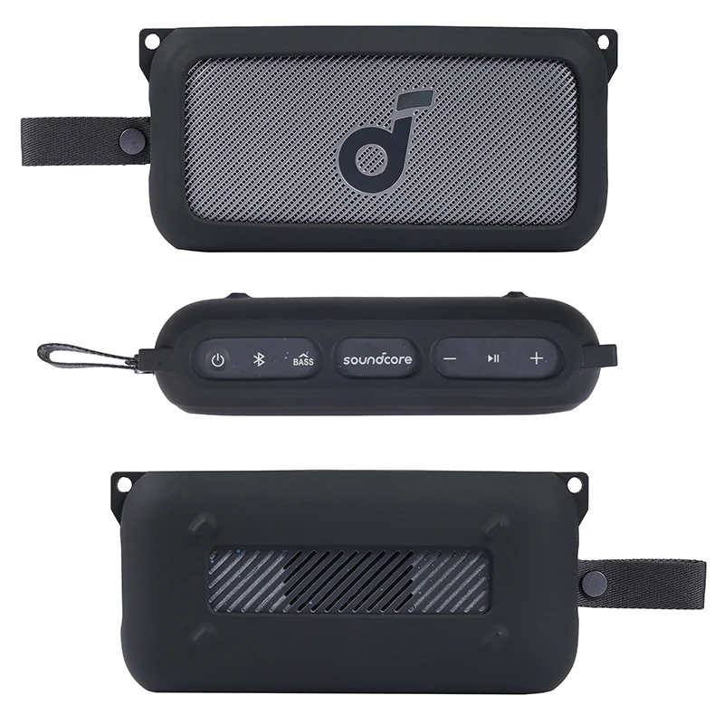 Newest Soft Silicone Outdoor Travel Case Cover With Shoulder Strap for Anker Soundcore Motion 300 Wireless Bluetooth Speaker