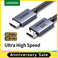 UGREEN HDMI Cable 8K/60Hz for PS5 Xiaomi TV Box Ultra High Speed Certified 8K@60Hz Cable 48Gbps Dolby Vision HDCP2.3