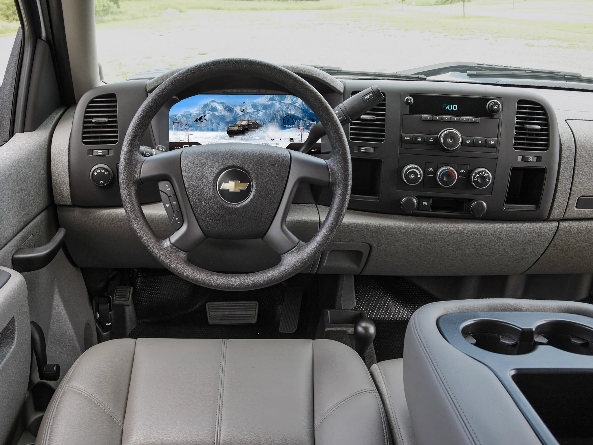 

LCD Digital cluster Dashboard Panel Instrument Speedometer Screen For Chevrolet Silverado GMC Sierra 2007-2013 Cluster Virtual