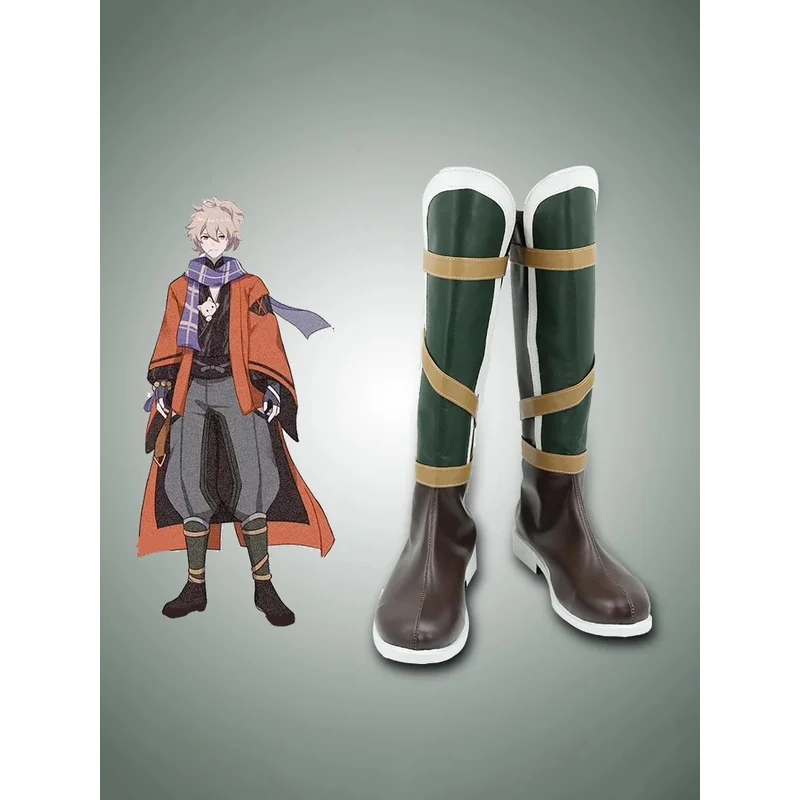 

Genshin Impact Kazuha Bosom Friend Tomo Обувь для косплея Женщины Мужчины Tomo Cos Коричневые аниме Модные ботинки для косплея