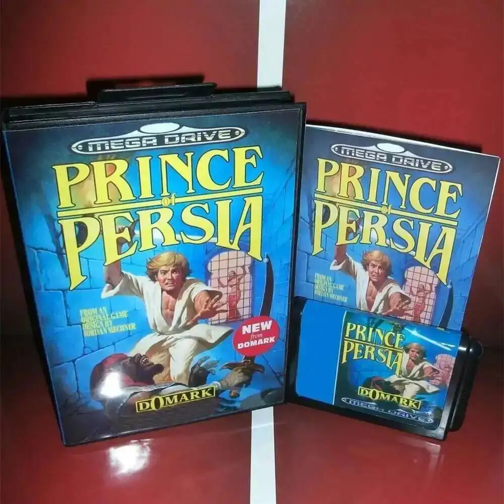 New Arrival Prince of Persia 16bit MD Game Card With Retail Box & Manual Book For Sega Mega Drive/ Genesis