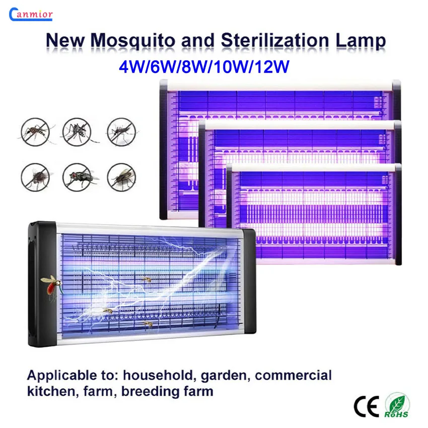 Mosquito Lamp Commercial Silent Mosquito Control Bedroom Garden Mosquito Control Wall Mounted Farm Mosquito Eliminator Farm