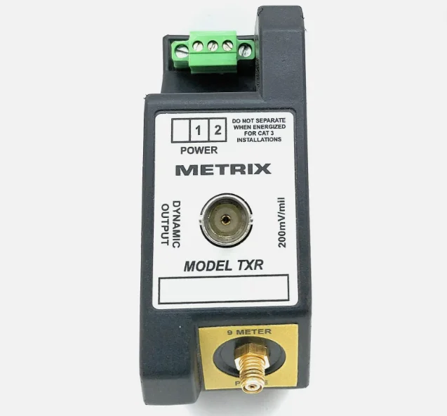

Metrix TXR-72905-M1019 Dual-Ch Temp/RPM Trans | 4-20mA/0-10V | API 670/SIL 2 | Shaft Speed/Temp Monitor