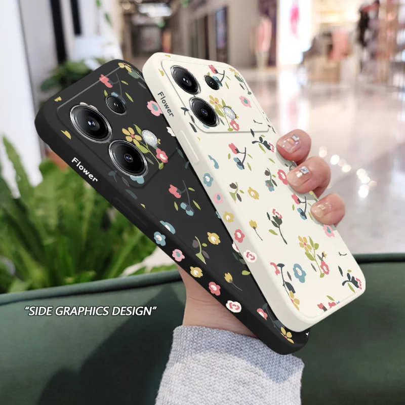 

Spring Flowers Phone Case For Xiaomi Poco F7 X7 X6 F6 M6 M5 M5S F5 X5 F4 X4 M4 F3 M3 X3 Pro 4G 5G GT Silicone Cover