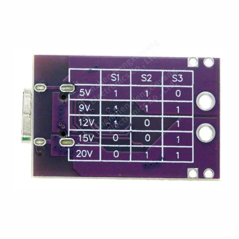 Type-C QC AFC PD2.0 PD3.0 to DC Spoof Scam Fast Charge Trigger Polling Detector USB-PD Notebook Power Supply Change Board Module