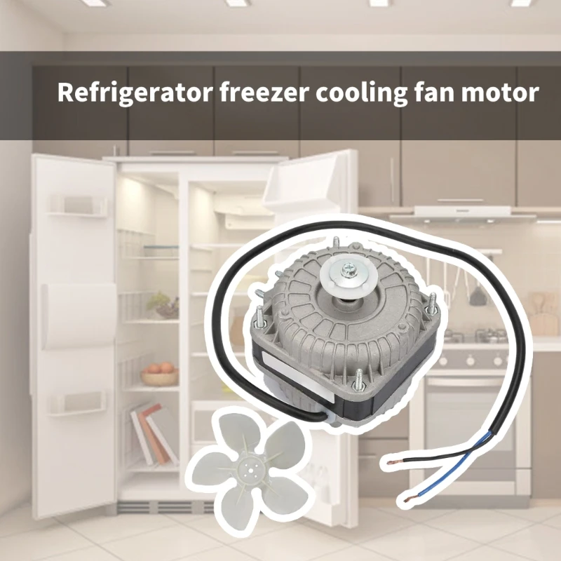 Motor ventilador refrigeração fácil instalar para geladeiras freezers adequado para ambientes cozinha varejo