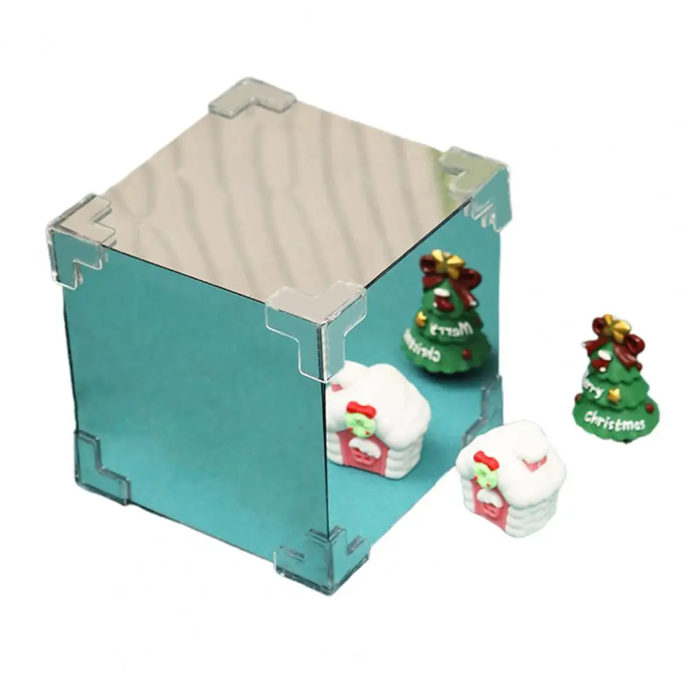 Kerst Sneeuw Scène Nachtlampje Feestelijke Sneeuw Scène Nachtlampje USB Aangedreven Diy Ambachten Project Met Kerstman Sneeuwpop