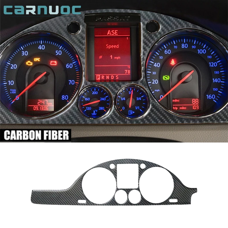 

Carbon Fiber Speedometer Stickers For Volkswagen VW Passat 2006 2007 2008 2009 2010 2011 Car Interior Decorative Accessories