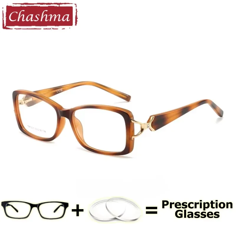 Chashma Prescription Glasses Women Elegant Myopia Lenses Fashion Optical Recipe Reading Farsighted for Female Eyeglasses Frames