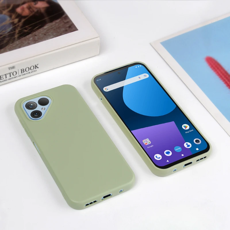 For Fairphone 5 TPU Phone Case Shockproof Protective Soft TPU  Silicone Cover For Fairphone5 Matte Frosted Protective Shell