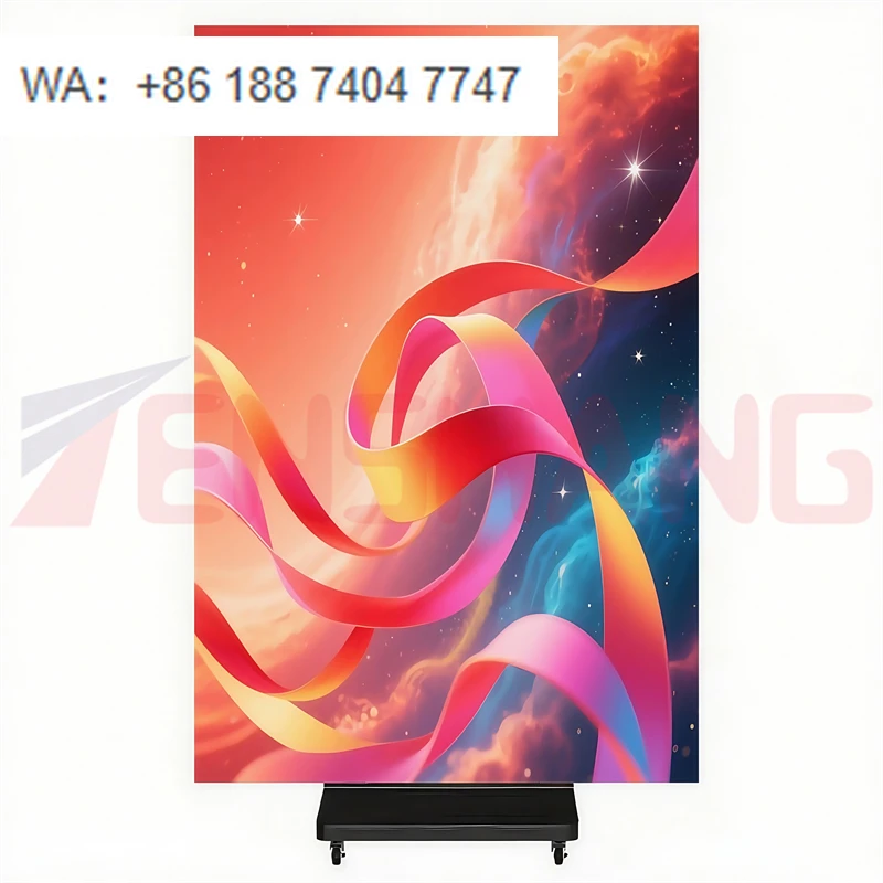 Usb Easy to Install Led Tri Fold Poster Convenience Store Promotion Scrolling Screen Counter Video Advertising Poster Led Screen