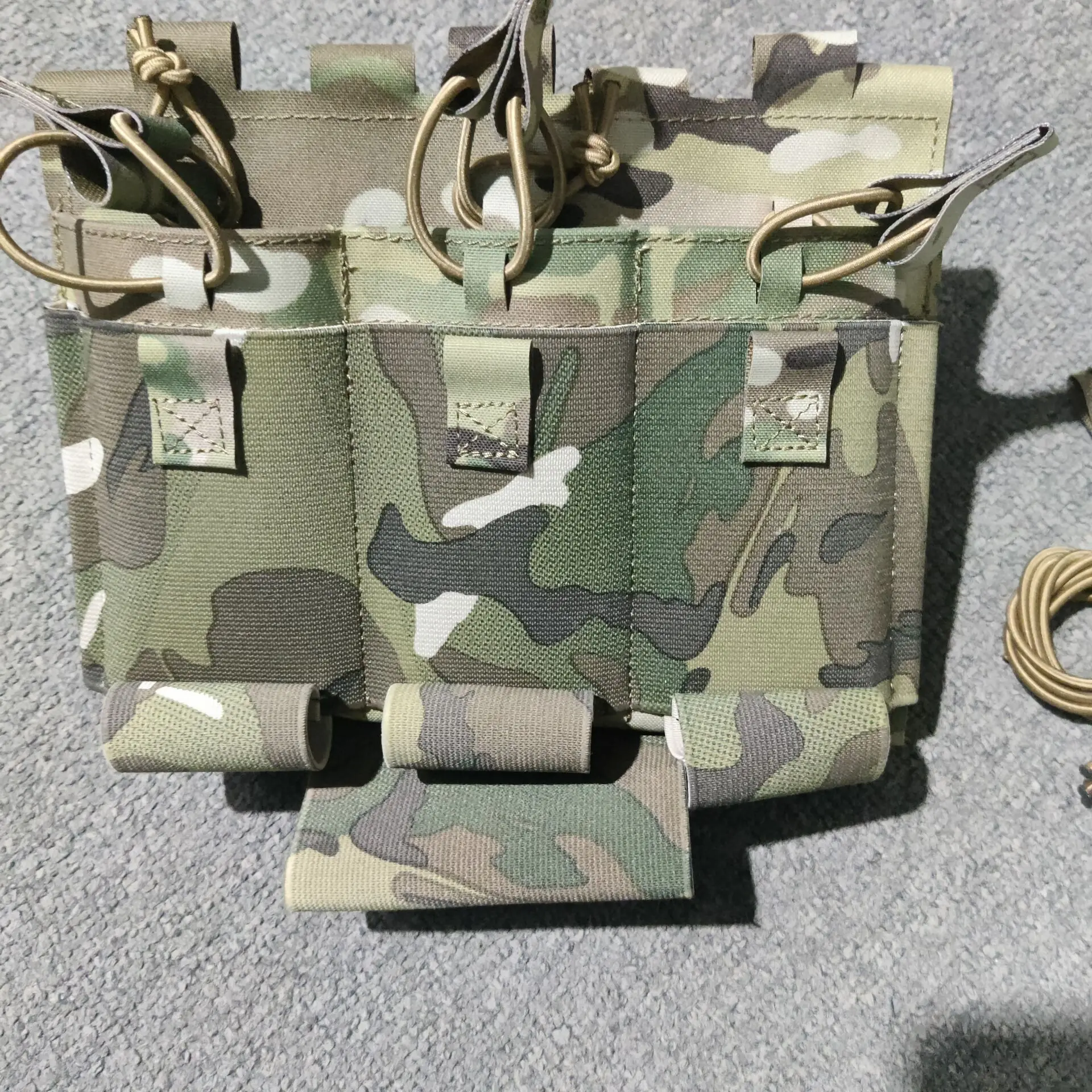 or-style-six-piece-assault-front-panel-double-layer-triple-mag-bag-elastic-pouch-holder-front-panel