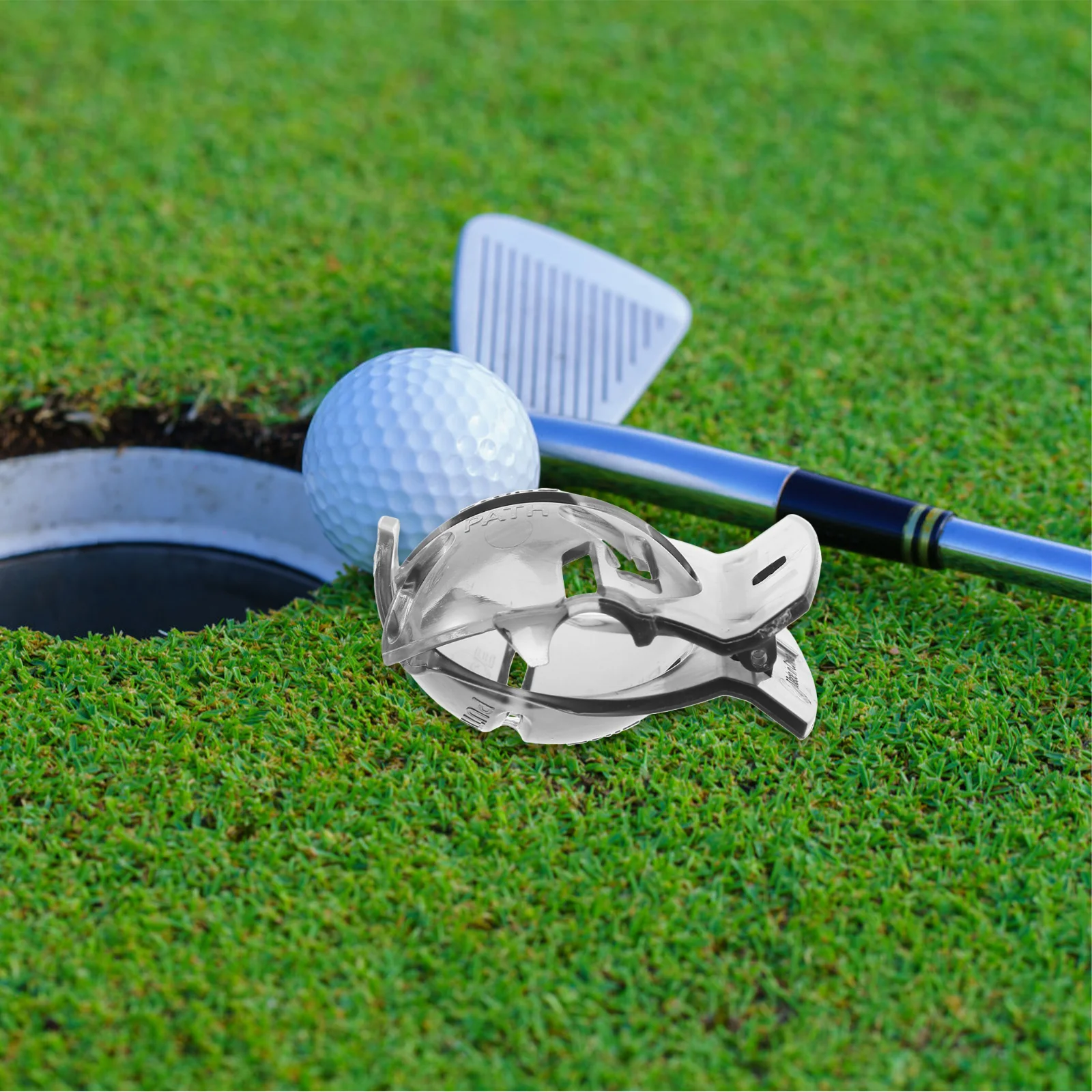 

1 set 1 Set Golf Ball Line Marker Reusable Alignment Tool Durable Plastic Stencil For Putting Accuracy Outdoor Sports Equipment
