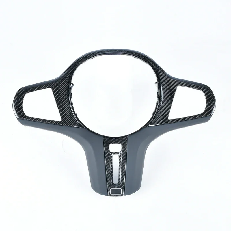 For BMW G20 G30 G80 G82 F92 F90 M5 G11 G12 G14 G15 G16 Carbon Fiber Steering Wheel Panel Decoration Cover Trim Frame