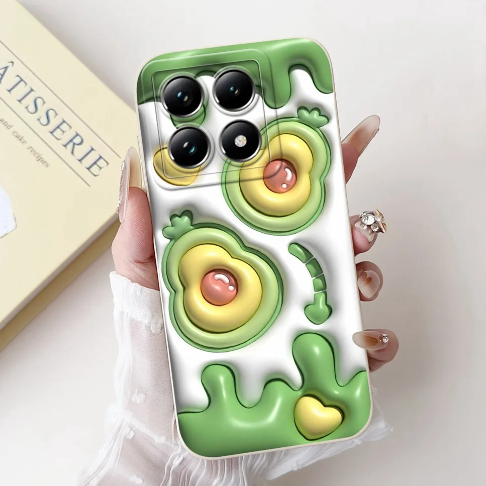 For Xiaomi 14T Case 14T Pro Bumper TPU Silicone Soft Shockproof Back Cover For Xiaomi 14T Pro Case Mi14T T14 Pro Funda Cartoon