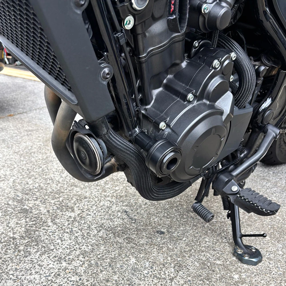 2026 Für Honda Rebel 500 Zubehör CMX500 CMX 500 2017-2025 Motorrad-Rahmenschutz Sturzschutz REBEL500 Seitenständer-Vergrößerung – Detail 1