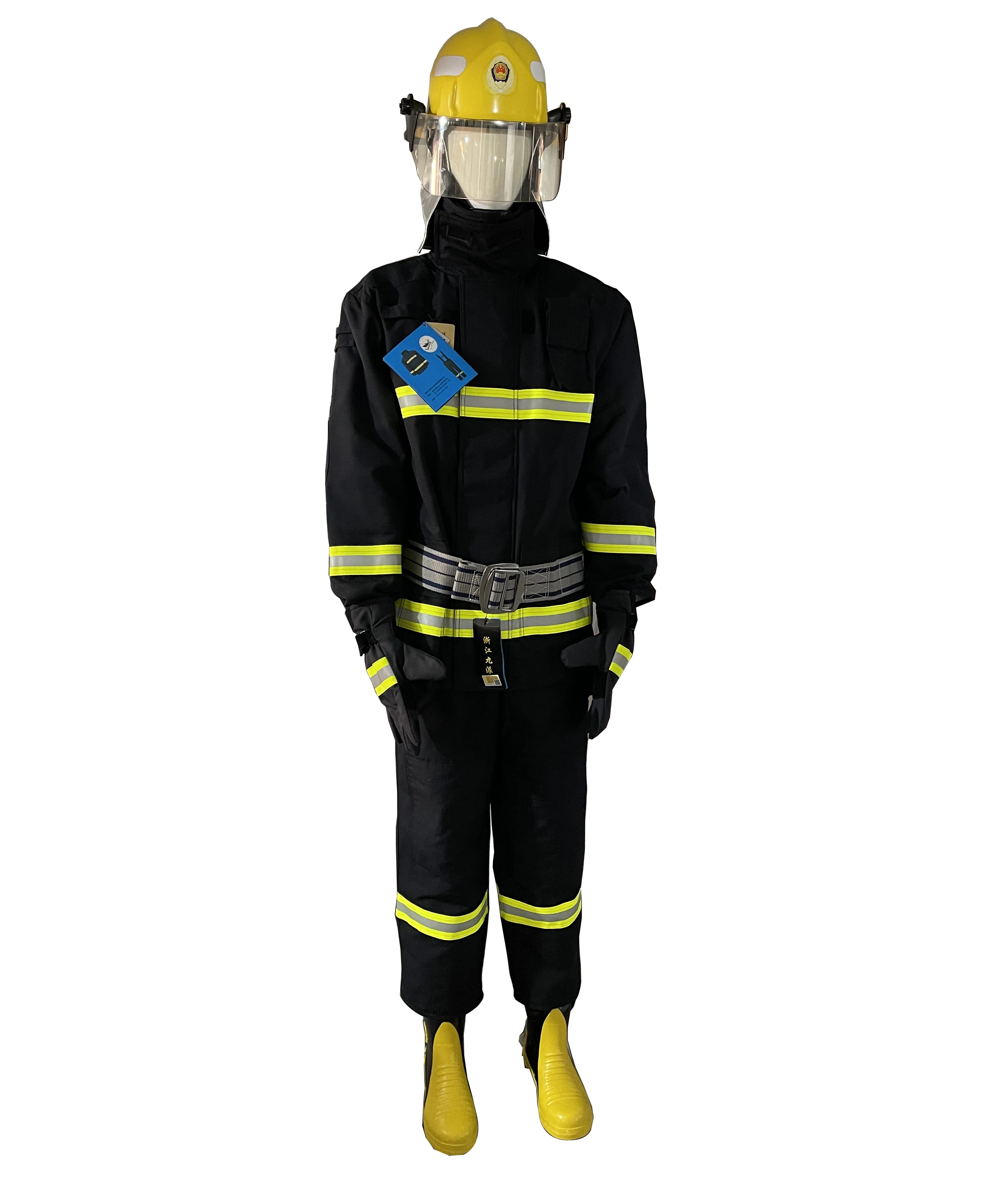 

Factory Supply EN469 4 Layers Nomex Fire Fighter Fireman Fire Fighting Firefighter Suits