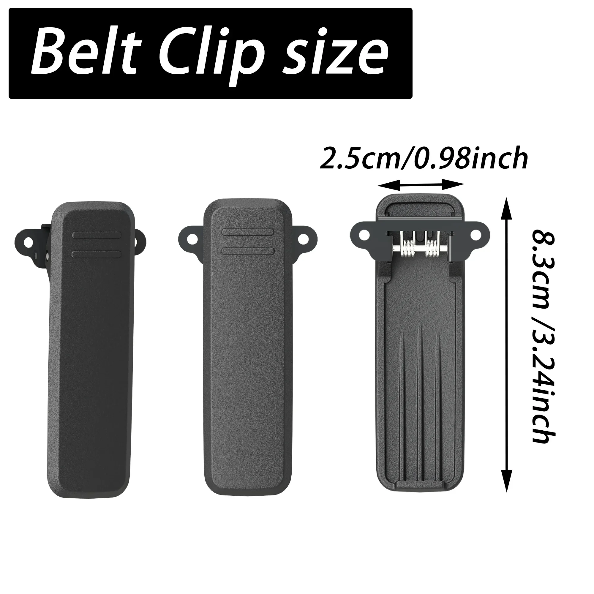 UV-26 Belt Clip for Baofeng DM-1701 DR-1802 UV-5RM UV-18 UV-17 UV-5RH PRO Back Clamp Soporte Walkie Talkie Accessories 1/5/10pcs