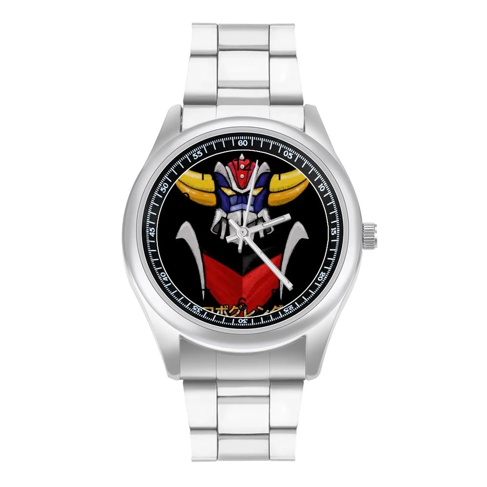 Ufo Robot Grendizer Quartz Watch Japanese Cartoon Stainless Design Wrist Watches Woman Gym Modern Cheap Wristwatch