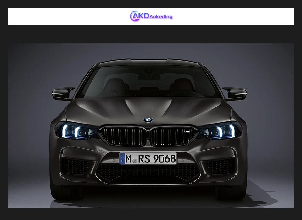 AKD LED Car Lights for BMW 5 Series G30 2017-2020 G31 525i 530i 535i G38 Headlight Projector Lens Head Lamp DRL Signal Auto Accessories