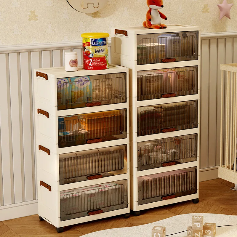 

Baby clothes storage cabinet, locker, household multi-layer plastic snack cabinet, children's locker, finishing cabinet