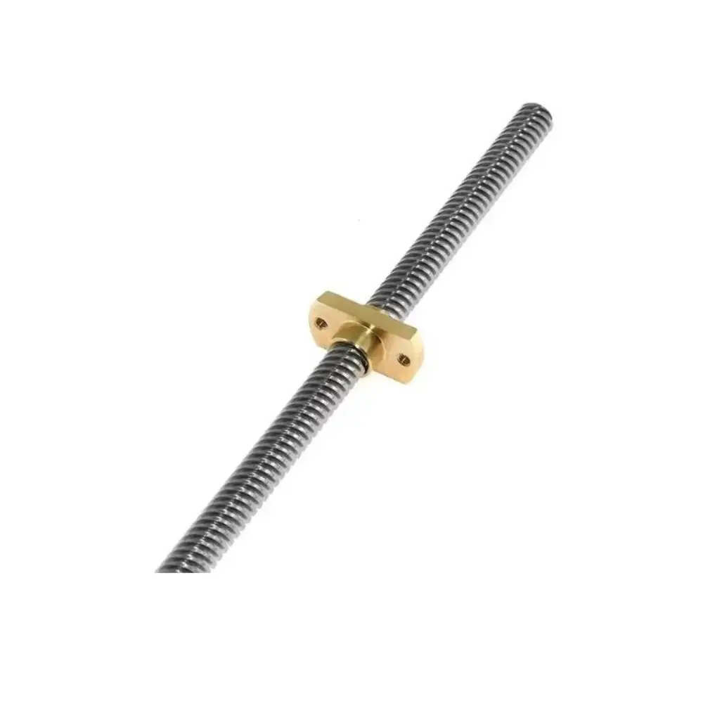 Flange Design T8 Lead Screw Nut Low Friction Wear Resistant Trapezoidal Screw Nut Precision Thread 3D Printer Nut