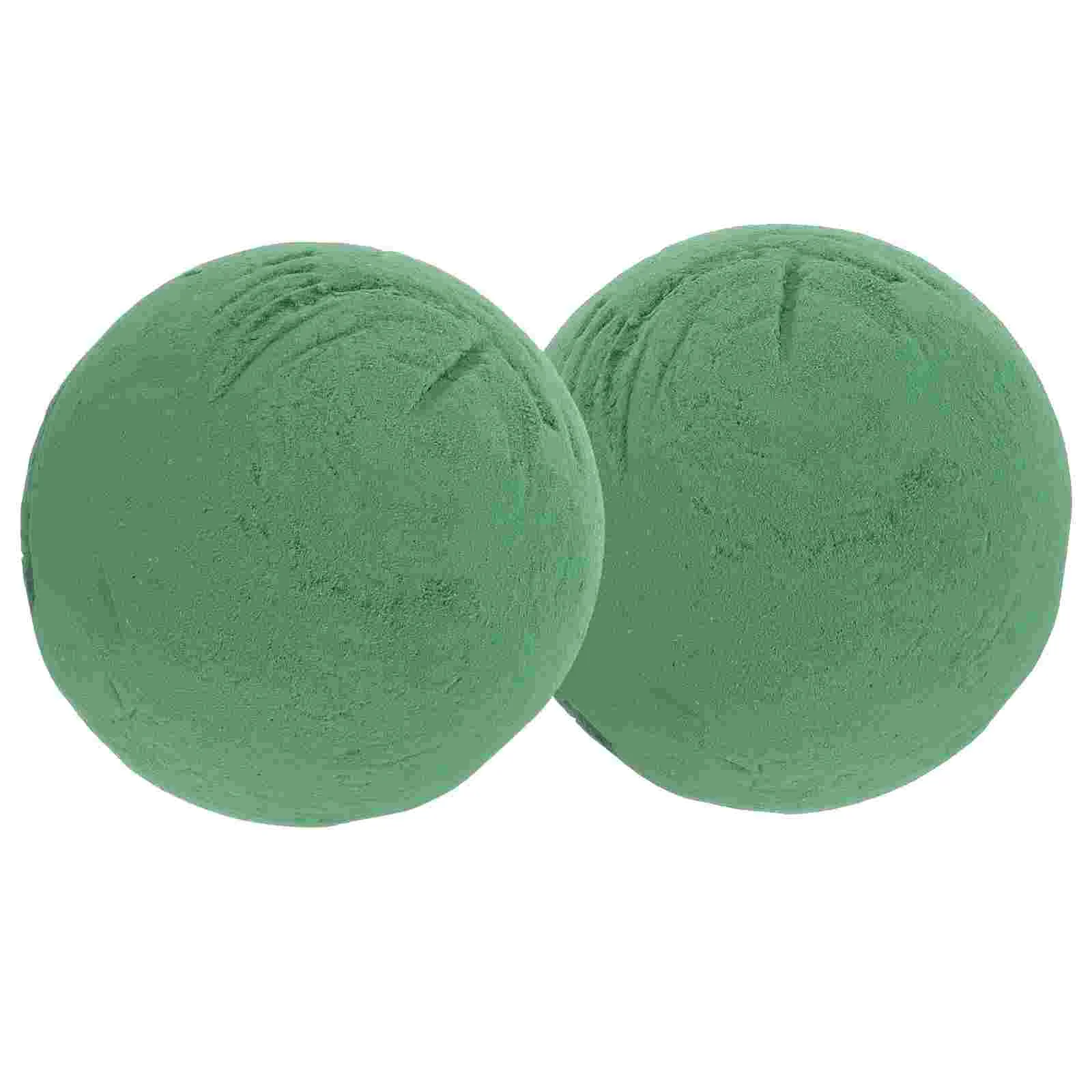 

Green Balls Flower Mud Round Foam Circles Wet Floral Sunflower for Arrangements Office Faux Greenery