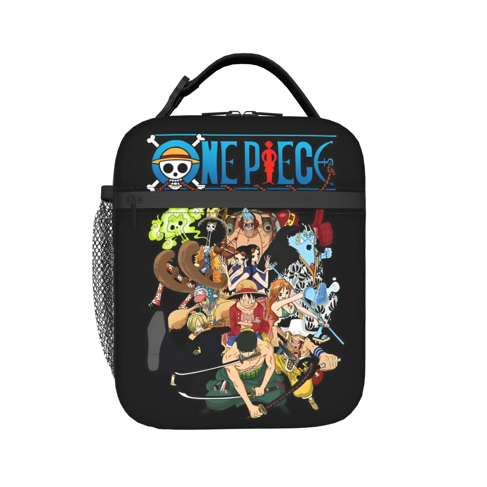 

luffys o-one-piece-e zoro Merch Insulated Lunch Bag For Work Food Container Portable Cooler Thermal Lunch Boxes