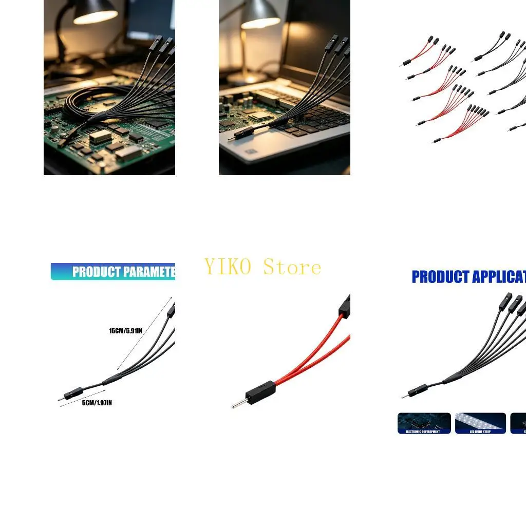 K32C 2.54Mm Single Male to 2/3/4/5/6 Female Splitter Power Reset Hard Drive Cable