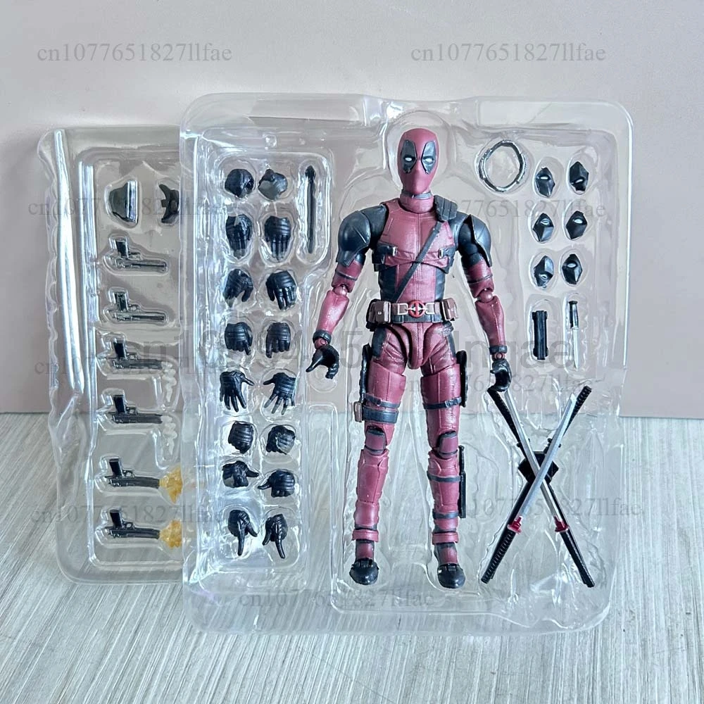 SHF Deadpool 2 عمل الشكل البلاستيكية خارقة 16 سنتيمتر جمع دمية المنقولة نموذج اللعب المشتركة المنقولة دمية السنة الجديدة هدية #2