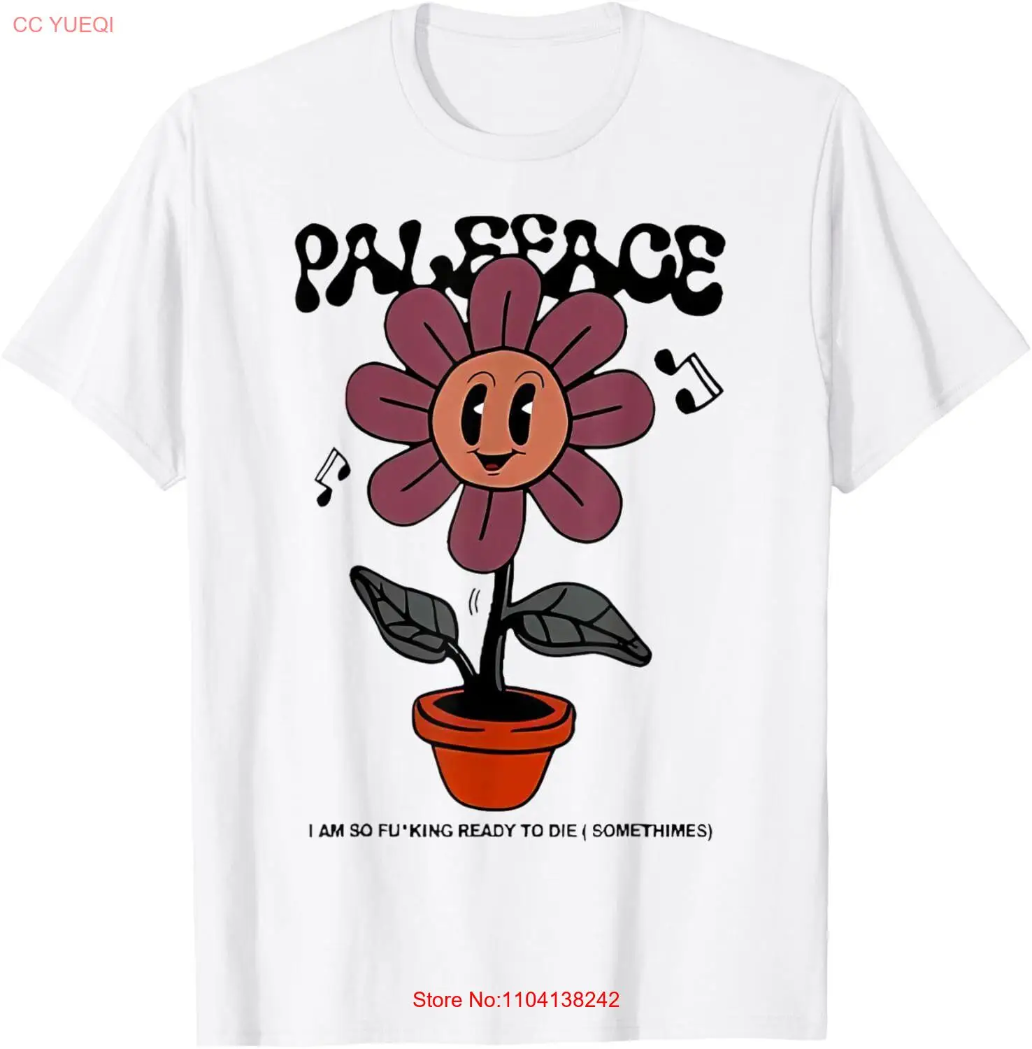 탑 Paleface 스위스 플라워 투어 티셔츠 후디