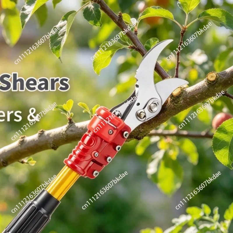 High Branch Lithium Electric Pruning Shears, 4cm Cutting Capacity for Thick Fruit Tree Limb Trimming