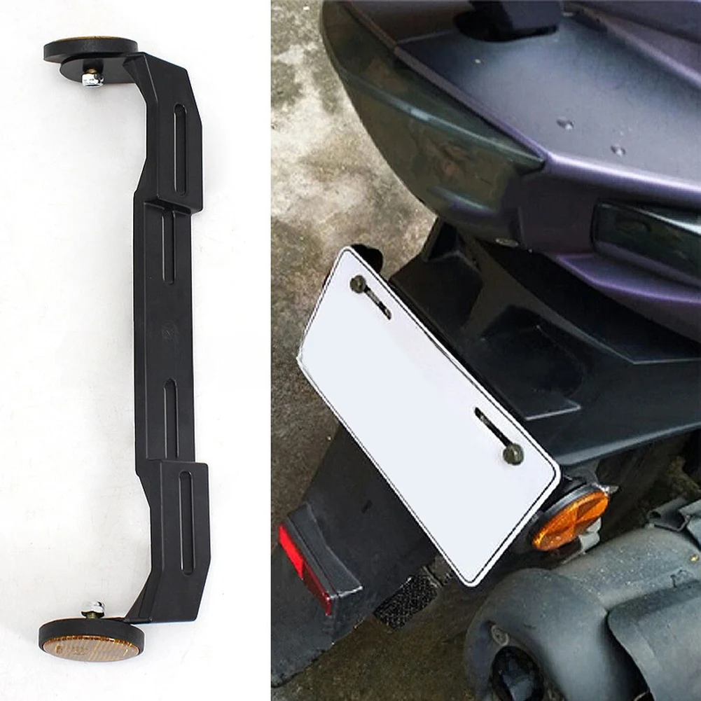1 stücke Motorrad Elektrische Roller Kennzeichen Halter Montage Halterung Für Motorräder Elektrische Fahrräder Und Roller