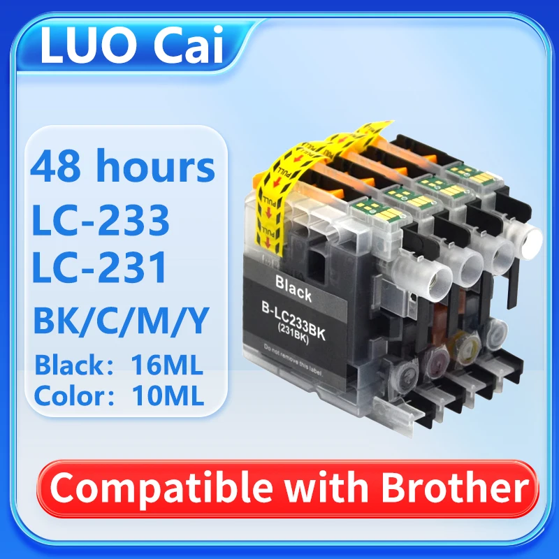 1set 5set  LC233 LC231 Ink Cartridge Compatible For Brother MFC-J5720/J4120/J4620/J5320 DCP-J562DW/MFC-J480DW/J680DW/J880DW ink