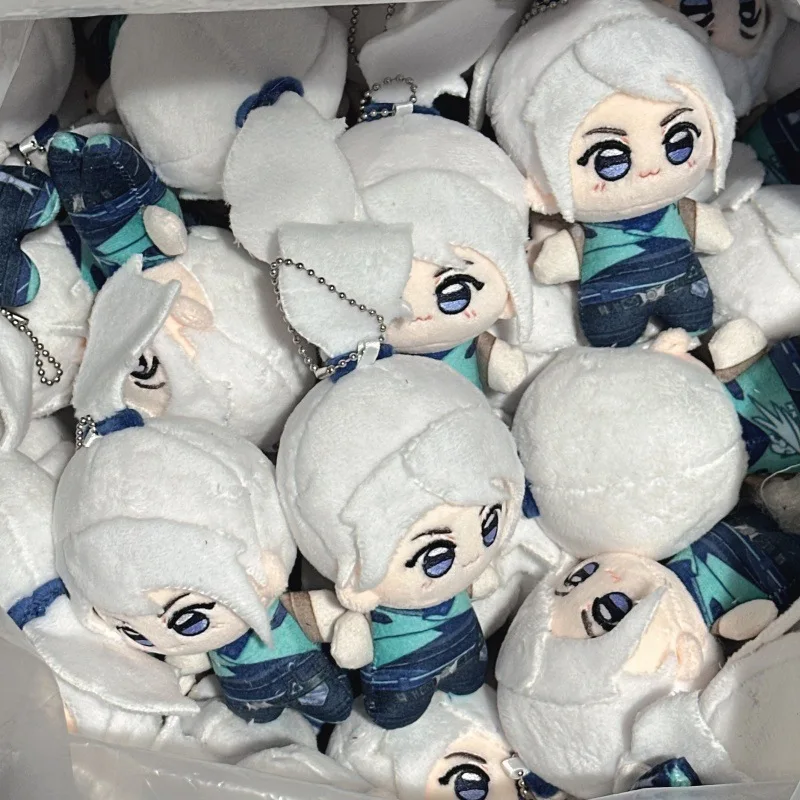 In Stock New 10cm Valorant Game Peripheral Q-version Special Agent Plush Toy Case Desktop Car Decoration Backpack Pendant Toy