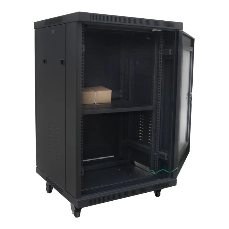 

12U Indoor Wall Mounted Network Rack Cabinet 4u 6u 9u Variant with Ventilation Door 19 Inch Standard Product Inventory
