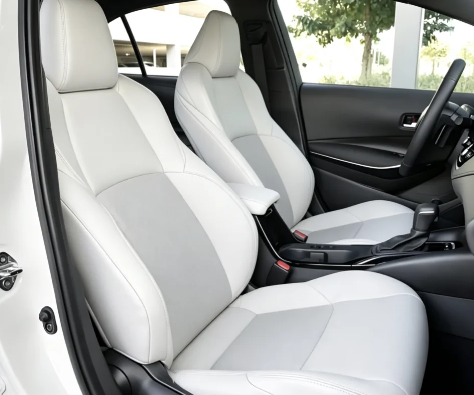 Für Toyota Corolla 2026 Maßgefertigte Autositzbezüge Luxuriöses Nappa-Leder 100% Passgenau Innenraumzubehör 360 ° Vollständige Abdeckung – Detail 8