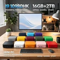 2026 Mini PC Core i9 10980HK Windows 11 Computer 16GB RAM 1TB M.2 SSD Portable Gaming Computer 60Hz 4K HD Mini Desktop PC Gamer 4