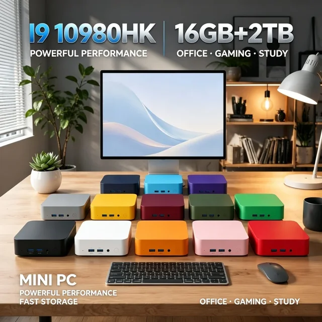 2026 Mini PC Core i9 10980HK Windows 11 Computer 16GB RAM 1TB M.2 SSD Portable Gaming Computer 60Hz 4K HD Mini Desktop PC Gamer 4 2026 Mini PC Core i9 10980HK Windows 11 Computer 16GB RAM 1TB M.2 SSD Portable Gaming Computer 60Hz 4K HD Mini Desktop PC Gamer 4