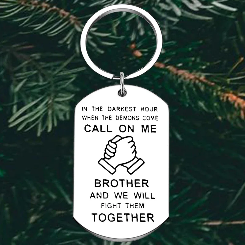 لطيف الأخ الهدايا المفاتيح أفضل صديق مفتاح سلسلة قلادة الأخوة الكبرى الأخ الصغير هدية عيد ميلاد التخرج