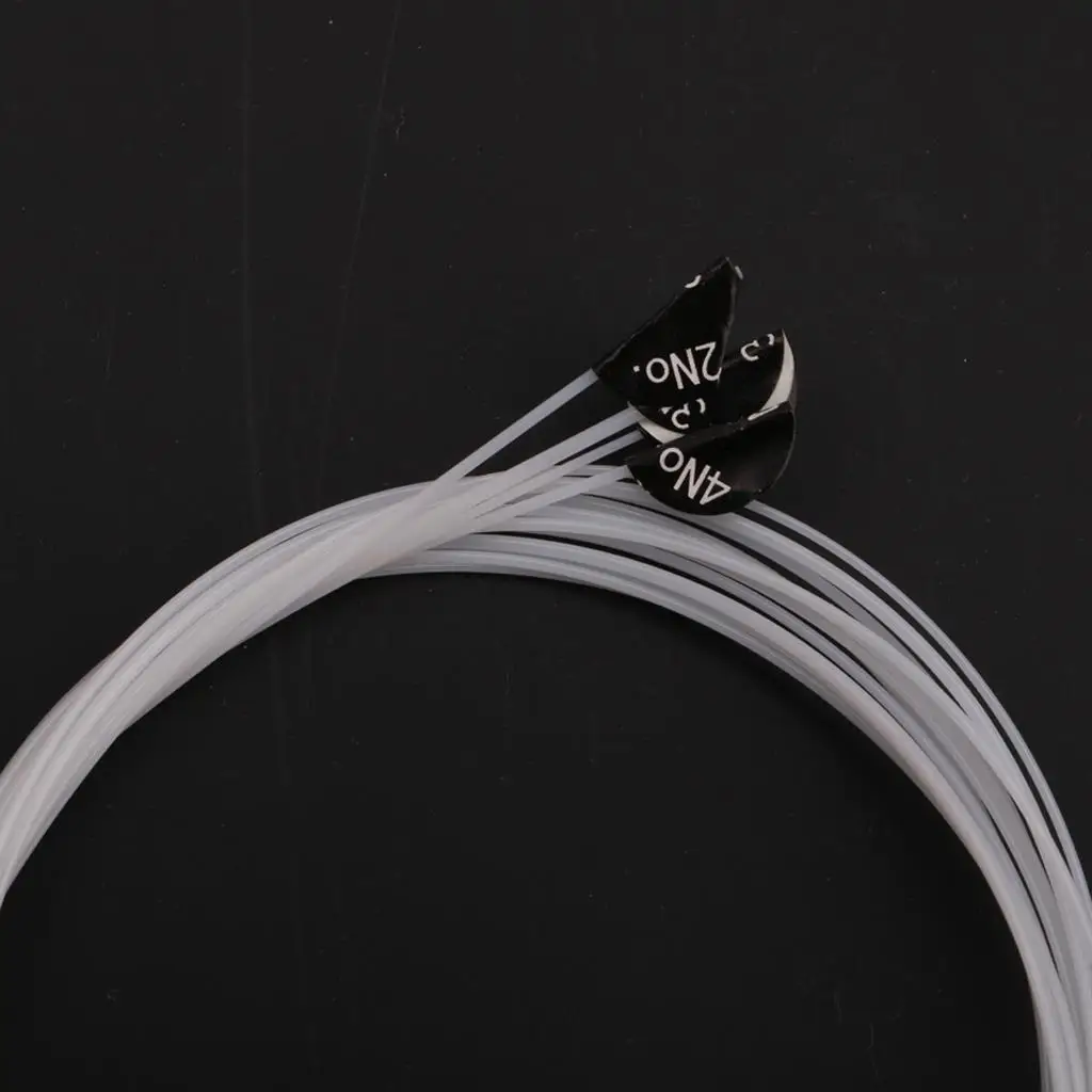 Ukulele String Set White Nylon Instrument Parts for 4 String Ukuleles Quick Response Replacement