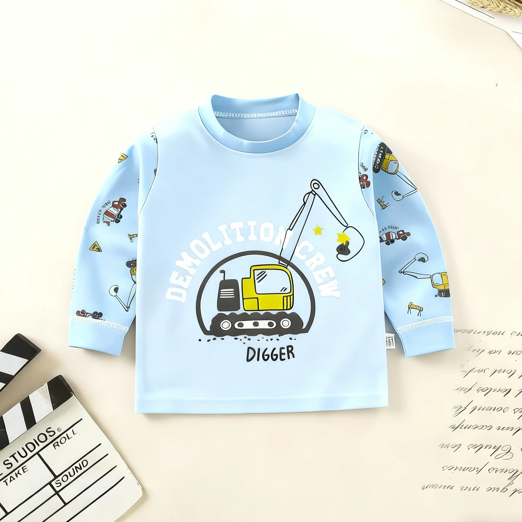 Children's clothing sets have a trendy and versatile style, with an individual, cute and child - like touch.