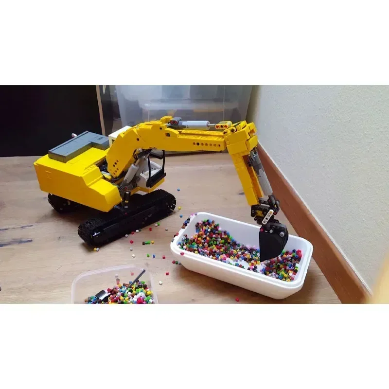 MOC-31588 RC الكهربائية المنطقة الحضرية حفارة الجمعية الربط بنة نموذج • 1858 أجزاء الكبار الاطفال عيد ميلاد لعبة هدية