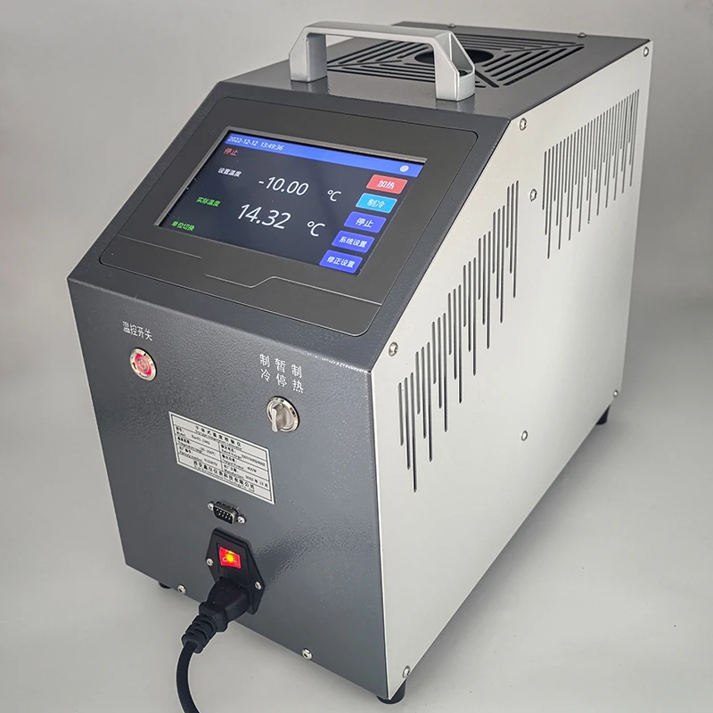 Portable Touch Screen Dry Block Temperature Calibrator Furnace Dry Well Temperature Calibrator