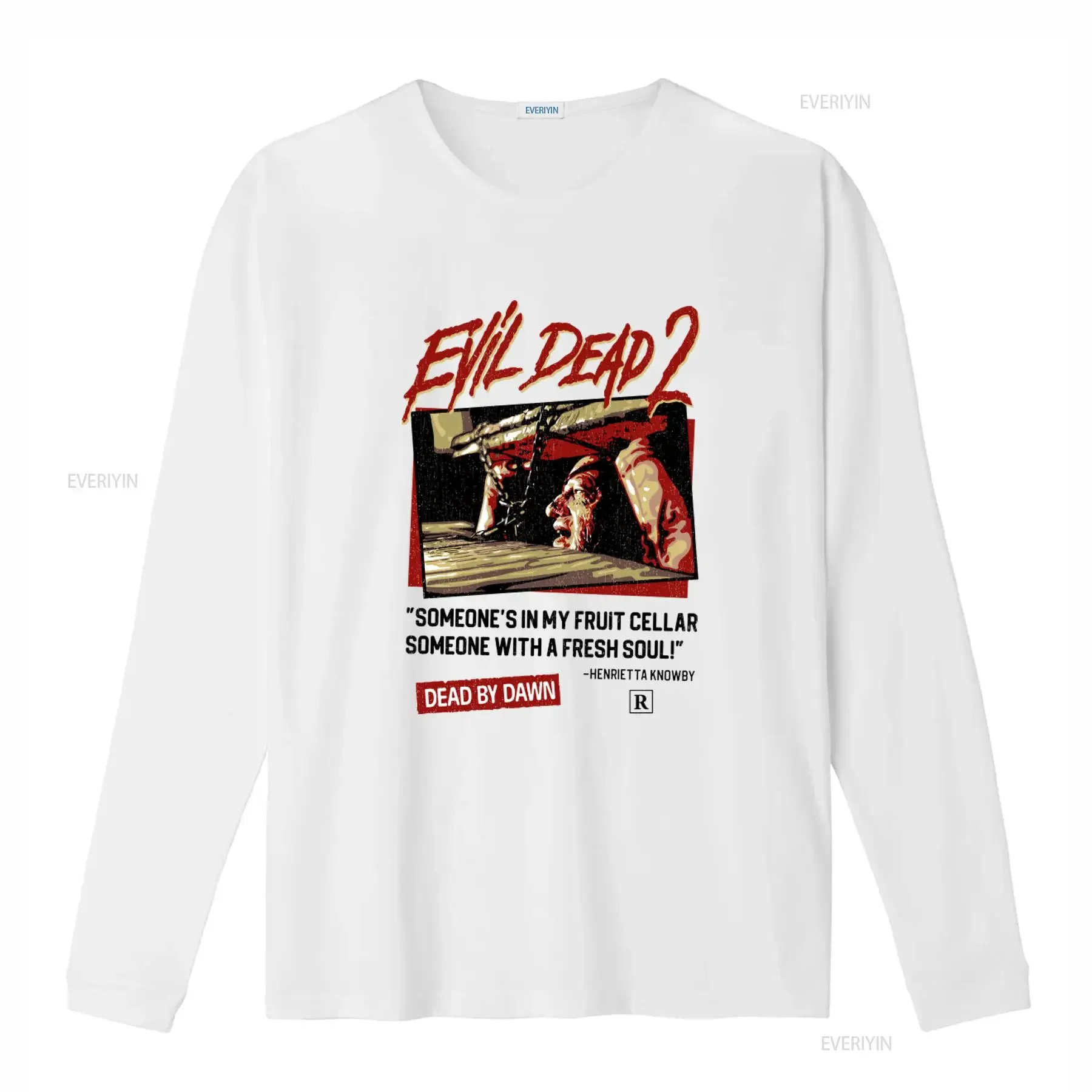 Evil Dead 2 Fresh Soul Movie T Shirt By Dawn Design Horror Fans vintage Washed homme streetwear Slightly Breathable graphic